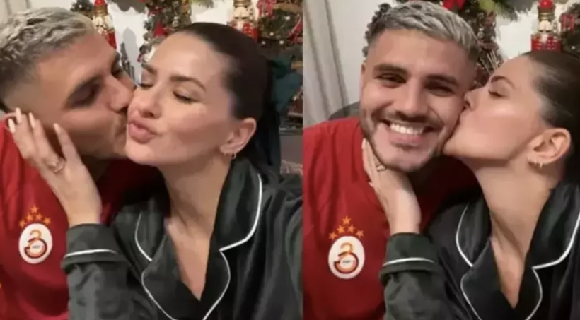 Icardi öpücük yağmuruna tutuldu! Duygusal kareler "aşka geldi" dedirtti - Resim: 4