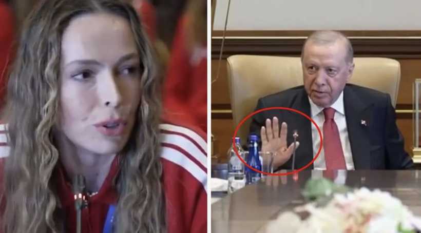 Kadın voleybol takımı filede hayran bırakmıştı! Cumhurbaşkanı Erdoğan ile kaptan Eda'nın sohbeti gülümsetti - Resim: 2