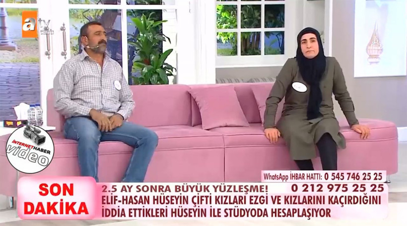 Sivaslı Elif Hasan Hüseyin çifti Esra Erol'u delirtti! Anne kendini yerlere attı - Resim: 1