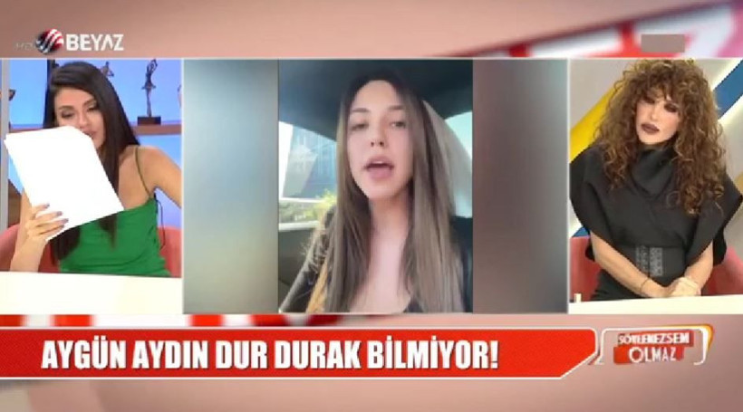 BEYAZ TV Söylemezsem Olmaz'da Seren Serengil'den 'Eskort olacağım' diyen Aygün Aydın'a cevap - Resim: 4