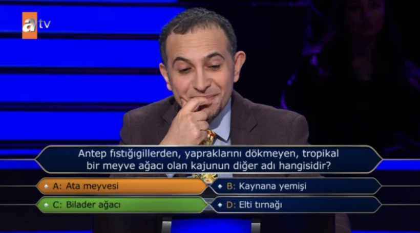 Milyoner'de yarışmacı 500 bin TL'lik soruyu görünce bakın ne yaptı - Resim: 3