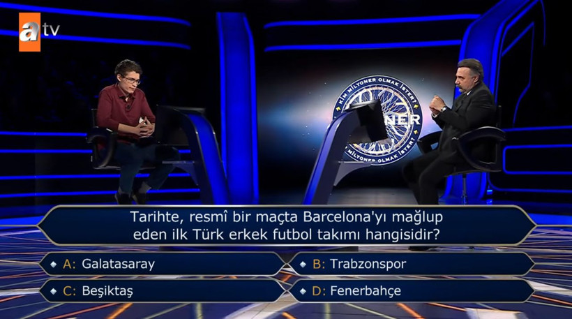Kim Milyoner Olmak İster'de 500 bin TL'lik futbol sorusu! Doğru cevap şaşırttı - Resim: 3