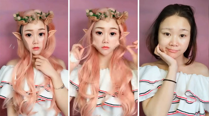 Makyaj temizlenince gerçek ortaya çıktı!  - Resim: 2