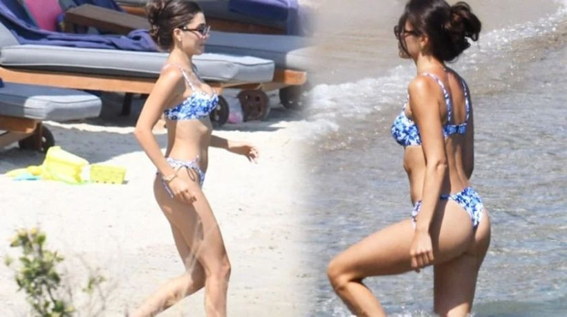 Hande Erçel yurtdışından sonra şimdi de kendini Bodrum sularına bıraktı... - Resim: 3