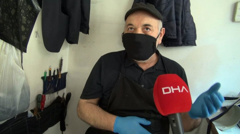 Çorum'da dünyanın en dar sokağında sosyal mesafe kuralı ilginç görüntüler - Resim: 1