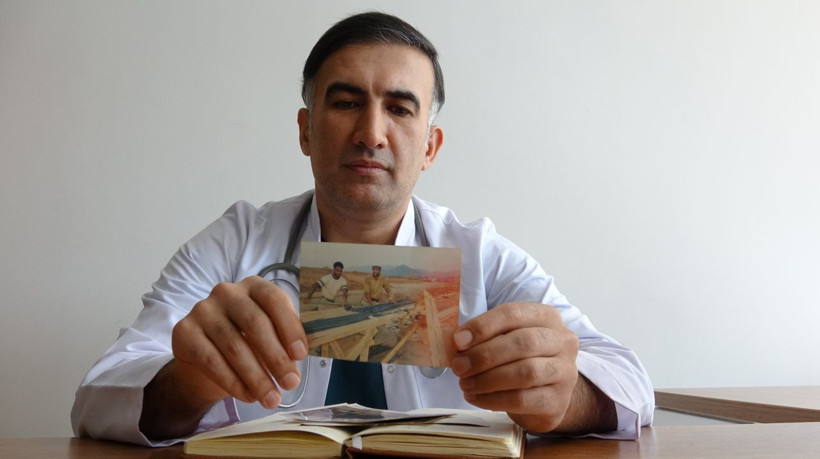 Hayat hikaye herkesi etkiledi! 20 yıl önce inşaatta işçiydi şimdi Van'da doktor oldu - Resim: 1