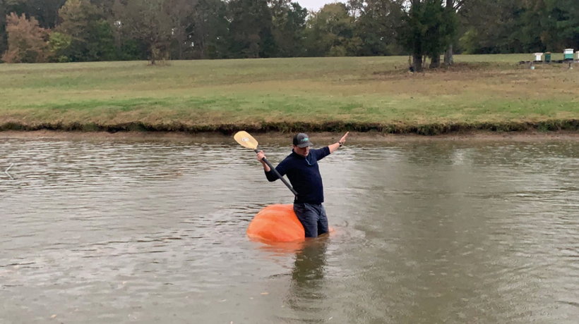 Yetiştirdiği 413 kiloluk balkabağını ne olarak kullandığına bakın - Resim: 3