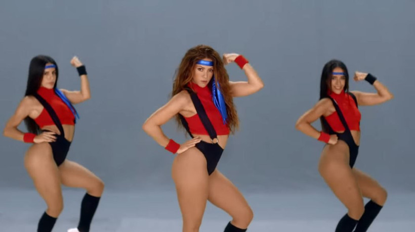 Fit vücudu görenleri büyüledi! Shakira yeni klibiyle 1980'li yıllara döndü - Resim: 2