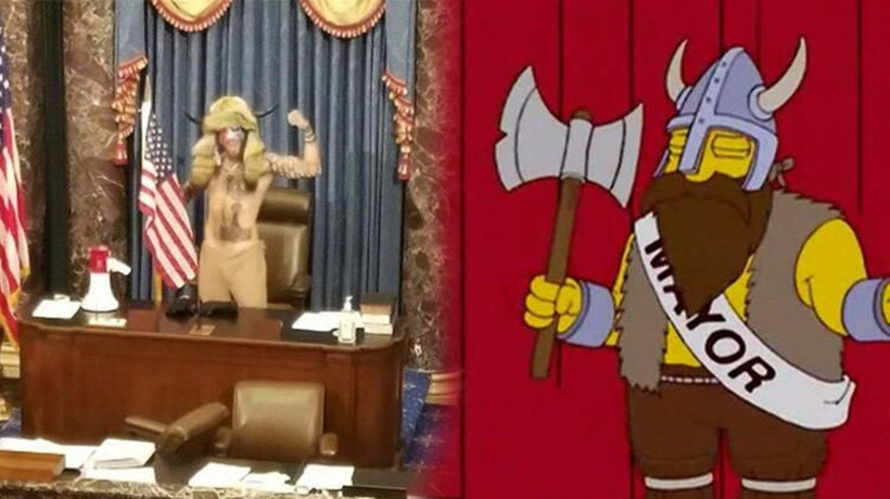 Simpsonslar ABD Kongre baskını bildi dünya şaşkına döndü! Trump'ın ölüm kehaneti olay oldu - Resim: 2
