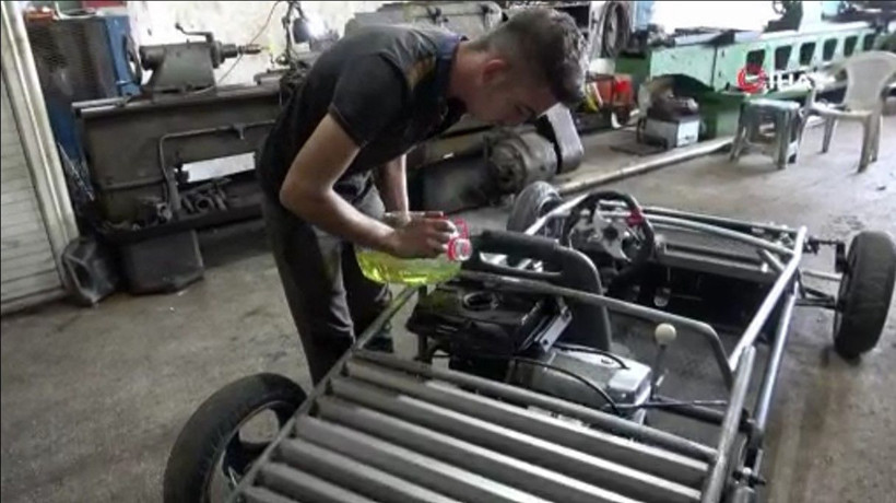 7 bin TL harcadı kendi aracını yaptı! Mersin'de son halini gören inanamadı: 100 kilometre hız yapıyor - Resim: 2