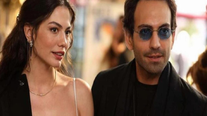 Demet Özdemir ve Buğra Gülsoy "Dünyayla Benim Aramda" dizisinde buluştu! İlk kareler olay oldu! - Resim: 3