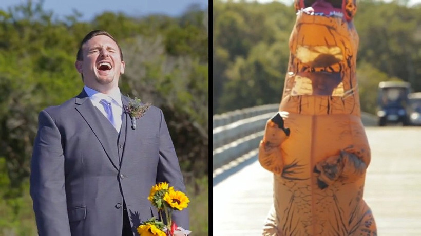 Gelin öyle bir sürpriz yaptı ki! Damat kendini tutamadı - Resim: 4