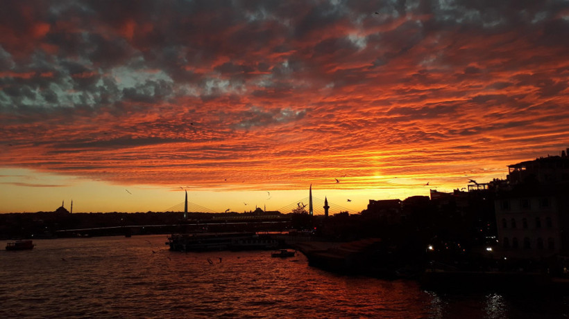 İstanbul'da muhteşem günbatımı manzarası - Resim: 4