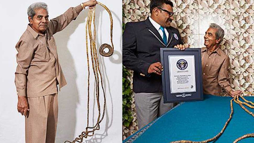 66 yıl uzattığı tırnaklarını sonunda kesti - Resim: 1