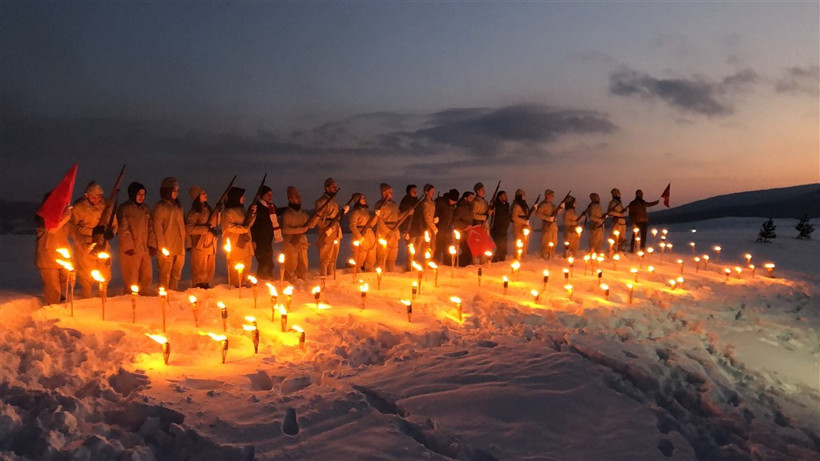 Sarıkamış şehitleri için 'eksi 15' derecede 'saygı' nöbeti - Resim: 1