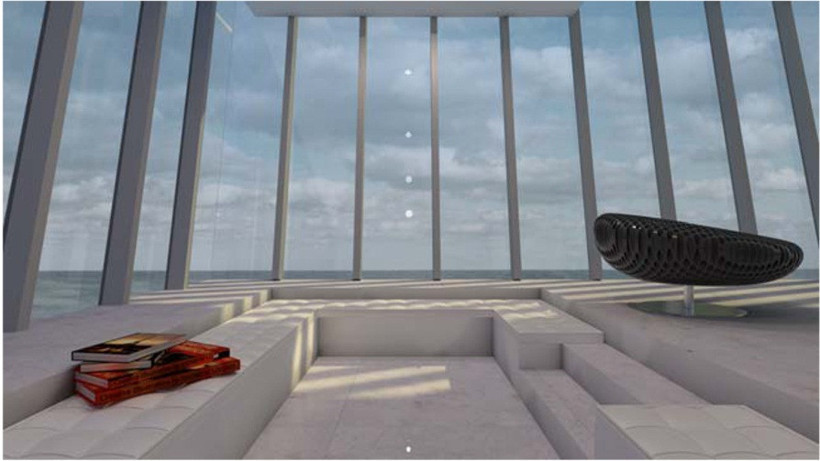 Uçurumdaki ev araba garajı bile var - Resim: 2