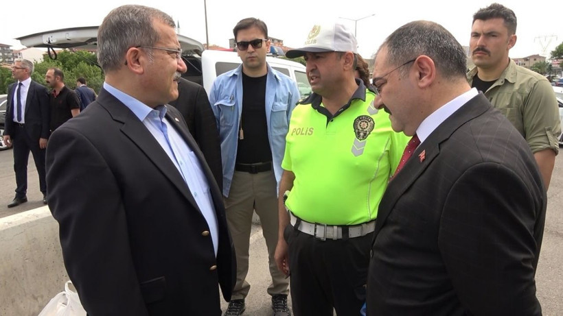 Kırıkkale'de 43 ilin geçiş noktasında trafik yoğunluğu - Resim: 3