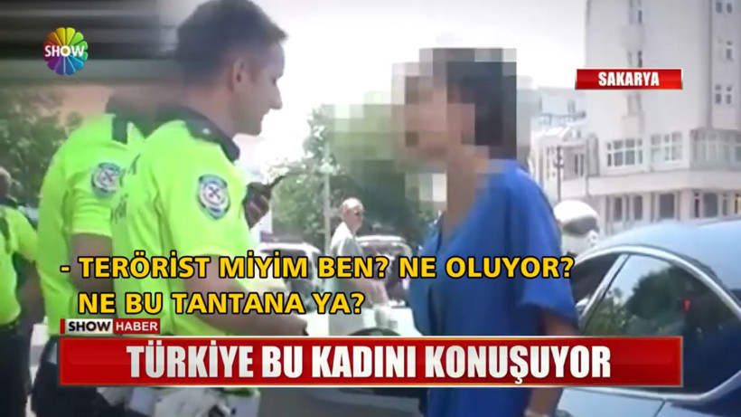 Sakarya'da polis ile tartışan kadın sosyal medyada olay oldu - Resim: 1