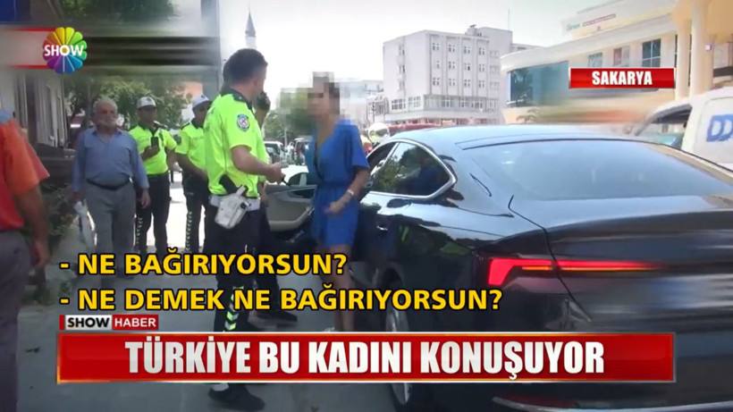 Sakarya'da polis ile tartışan kadın sosyal medyada olay oldu - Resim: 2