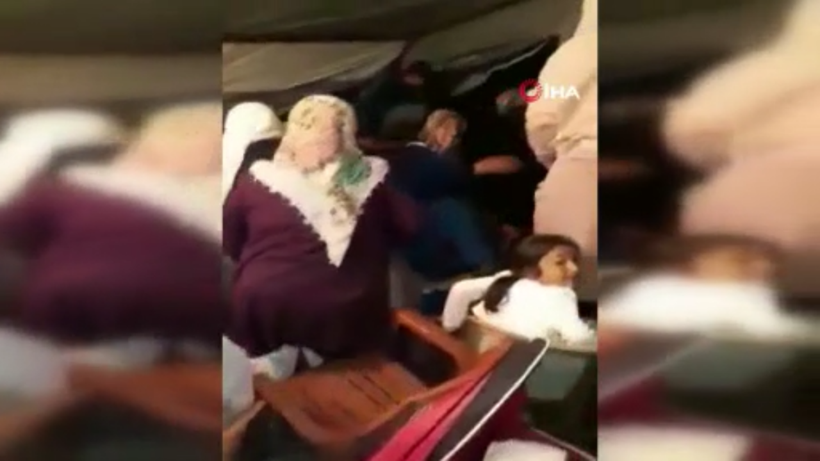 Aksaray'da düğün çadırında sel paniği - Resim: 3