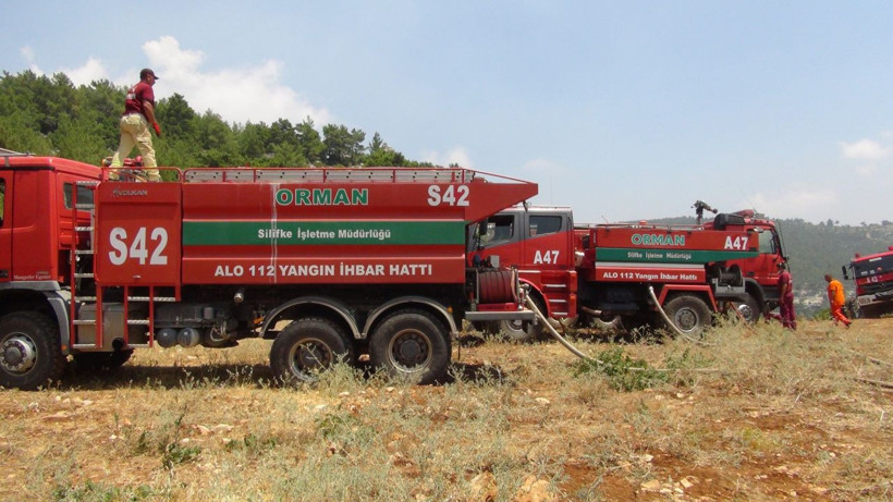 Mersin'de orman yangını! Kontrol altına alındı - Resim: 4