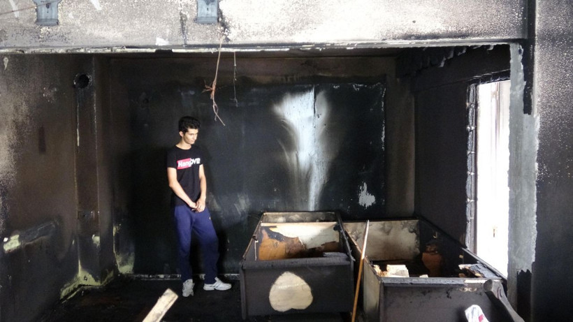 Aydın'da çıkan yangında kendisini kurtaran esnafı ziyaret etti - Resim: 3