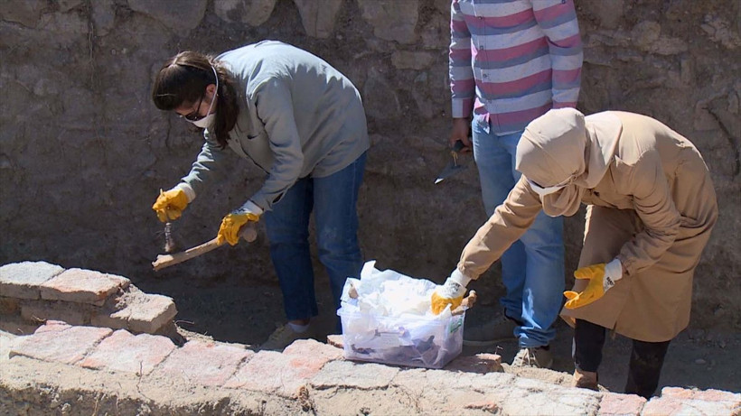Erzurum'da defineciler tarafından tahrip edilmişti! Sandukada 'Sultan Alaaddin' yazıyor - Resim: 2