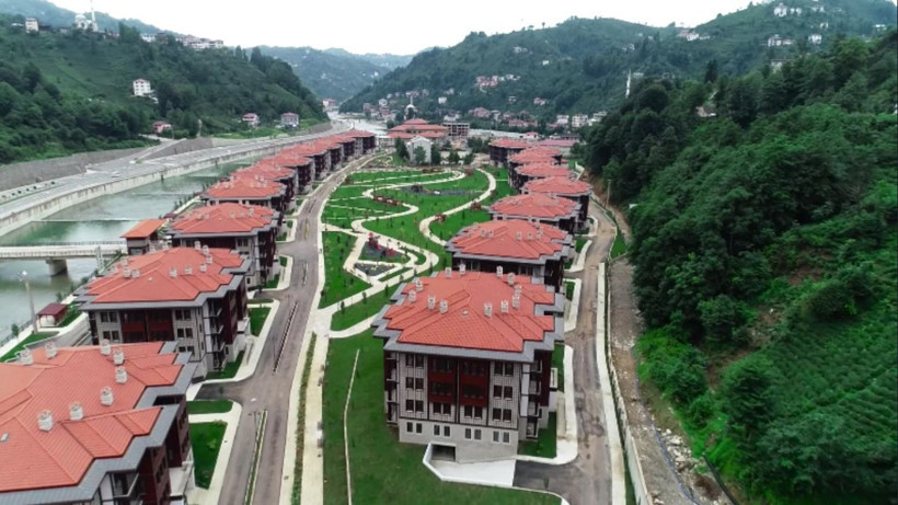 Rize mimarisinde yapılan konutları Erdoğan açacak - Resim: 4