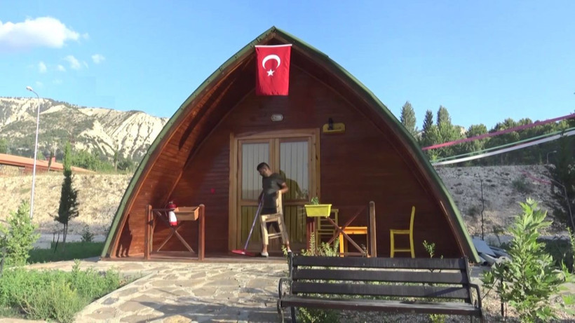 Şehrin stresinden uzaklaşmak isteyenleri Torosların eteğinde bungalov evleri bekliyor - Resim: 4