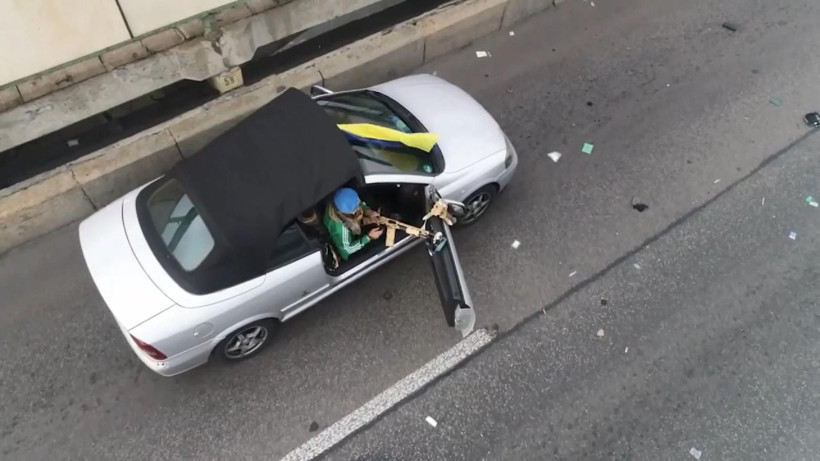 Ukrayna Kiev'deki saldırgan polis İHA'sını düşürmüş - Resim: 2