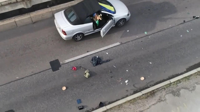 Ukrayna Kiev'deki saldırgan polis İHA'sını düşürmüş - Resim: 1