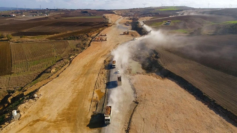 2 yıl boyunca Drone ile çekildi! Kuzey Marmara Otoyolu'nun yapım aşamalarından görüntüler - Resim: 4