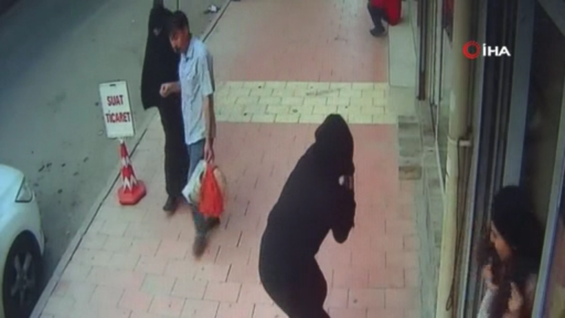 Elazığ'da pompalı saldırı anı kamerada - Resim: 3