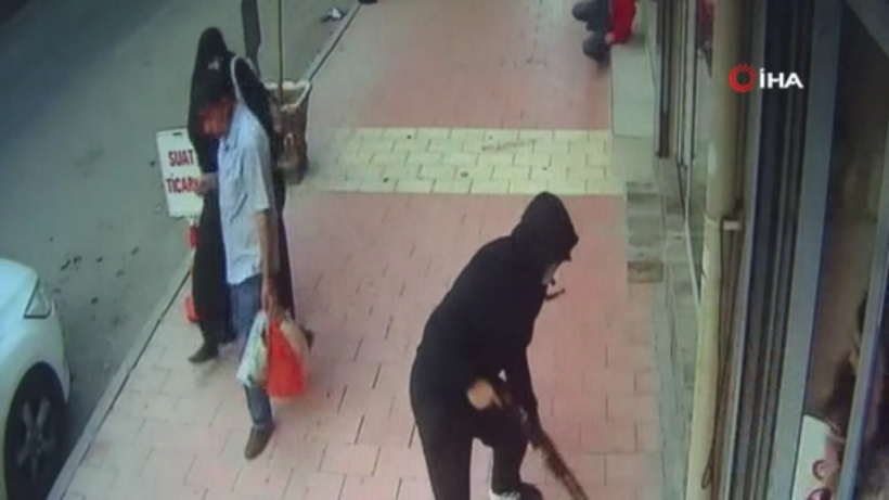 Elazığ'da pompalı saldırı anı kamerada - Resim: 4