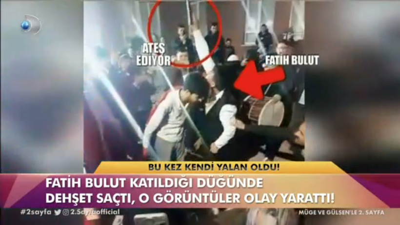 Çok Sevdim Yalan Oldu şarkısıyla ünlenen Fatih Bulut eğlencede 11 kez ateş etti - Resim: 3