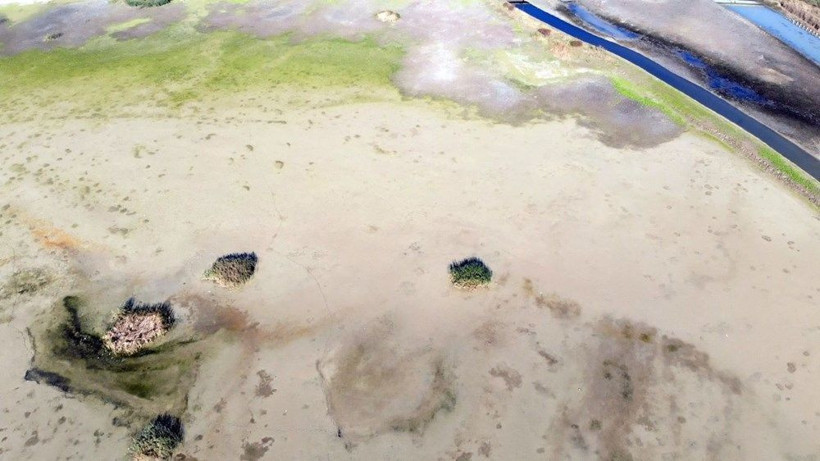 İstanbul susuz mu kalıyor! Büyükçekmece Gölü’nde sular çekildi - Resim: 1