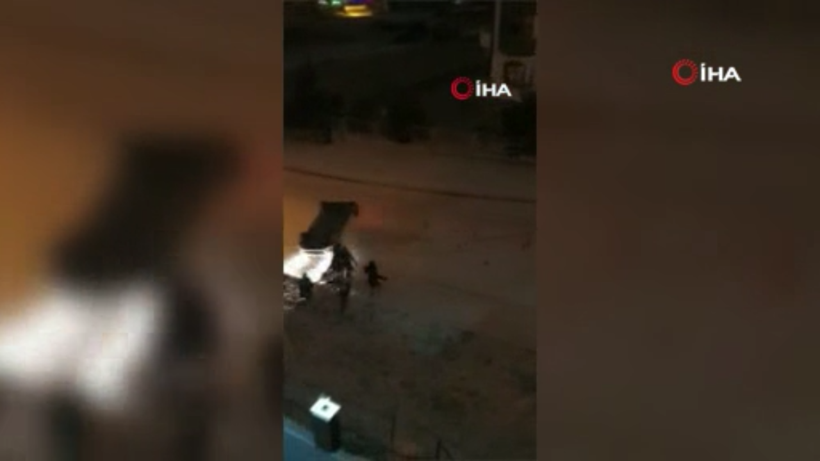 Samsun'da karda kayan araçların kaza anları görüntülendi - Resim: 4