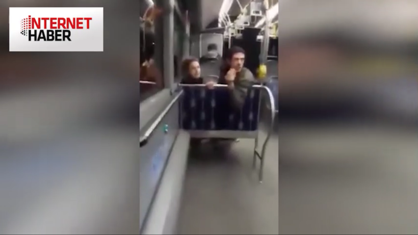 İETT otobüsünde öpüşme tartışması - Resim: 1