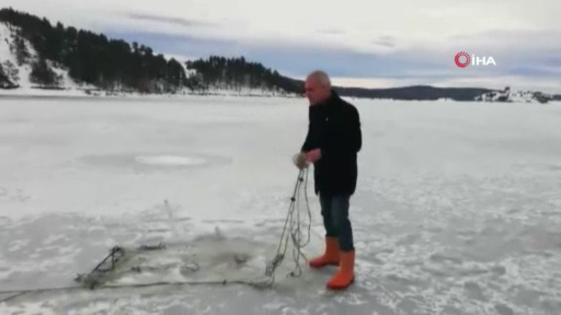 Baraj donunca ortaya çıktı! Kastamonu'da balıkçı ağlarına takıldı - Resim: 4