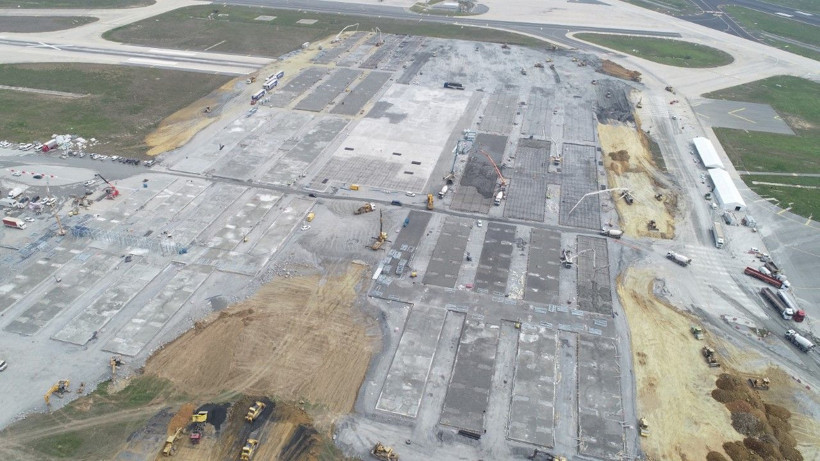 Atatürk Havalimanı'nda yapımı süren hastanenin temeli ortaya çıktı - Resim: 1