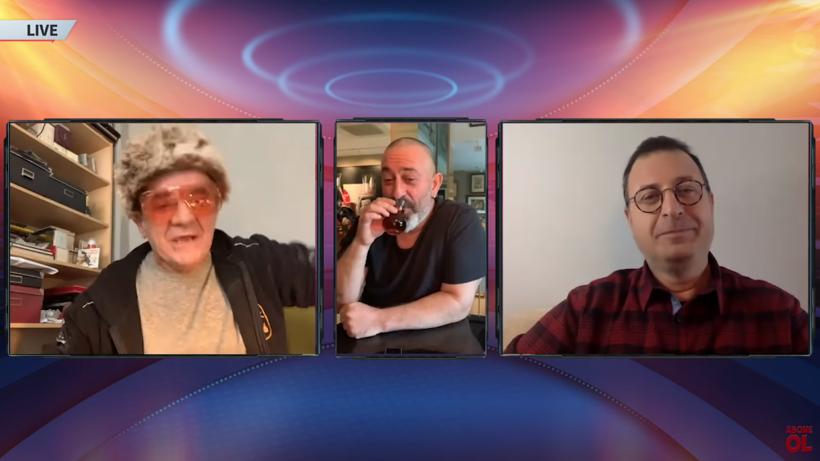 Cem Yılmaz abisi Can Yılmaz ve Zafer Algöz ile YouTube'da canlı yayın yaptı - Resim: 2