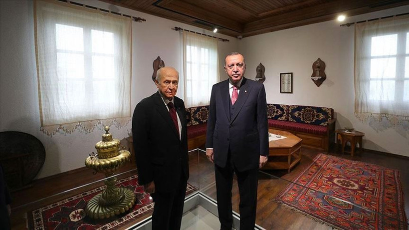 Cumhurbaşkanı Erdoğan ve MHP Genel Başkanı Bahçeli, Demokrasi ve Özgürlükler Adası'nı gezdi - Resim: 3