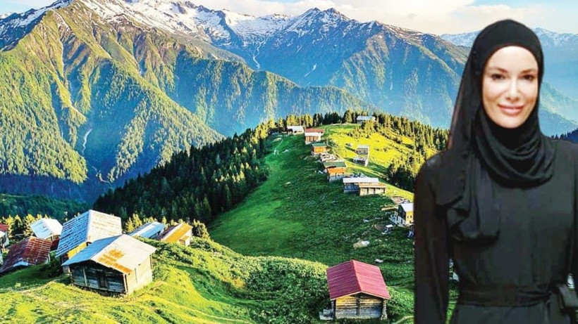 Gamze Özçelik Rize'ye gitti hayran kaldı 'Sanırım öldüm cennette uyandım' - Resim: 3
