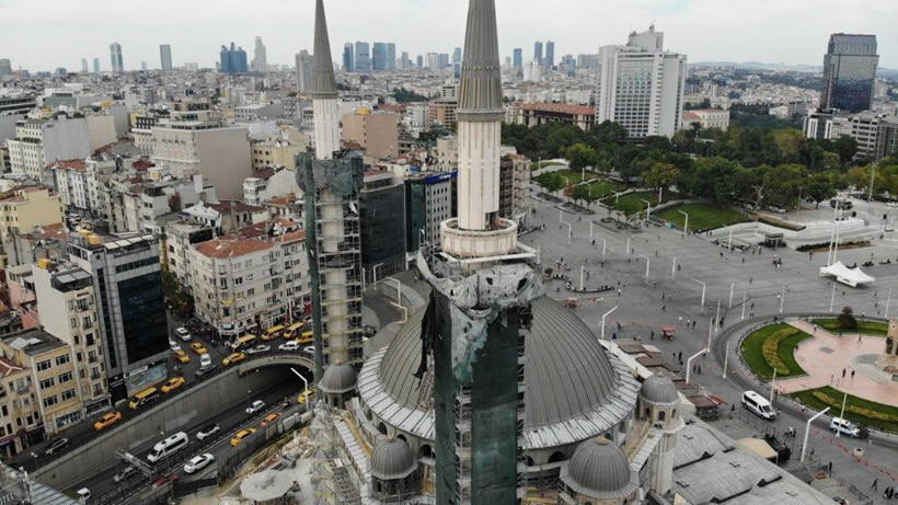 Taksim Camii inşaatında son durum... Şerefesi göründü - Resim: 4