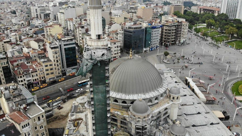 Taksim Camii inşaatında son durum... Şerefesi göründü - Resim: 3