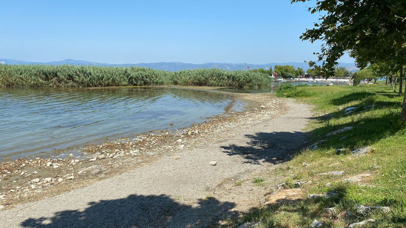 Bursa'da İznik Gölü çekilince halk tedirgin oldu - Resim: 4