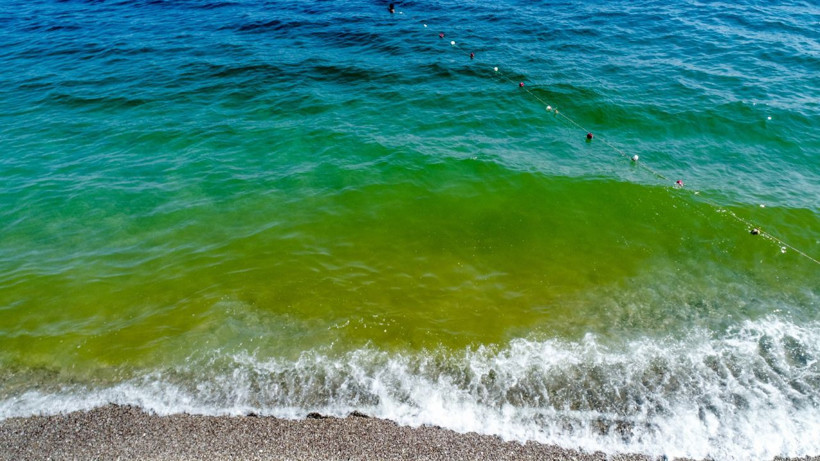 Antalya Konyaaltı sahilinin rengi bir anda değişti denizdekiler korkuyla çıktı - Resim: 3
