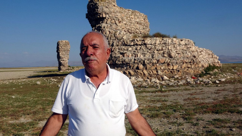 Van Gölü çekilince tarihi Erciş Kalesi ortaya çıktı Kanuni Sultan Süleyman konaklamış - Resim: 3