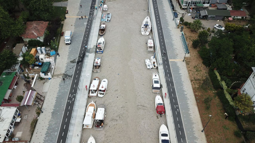 Kadıköy Kurbağlıdere'de müsilaj felaketi havadan görüntüleri - Resim: 4