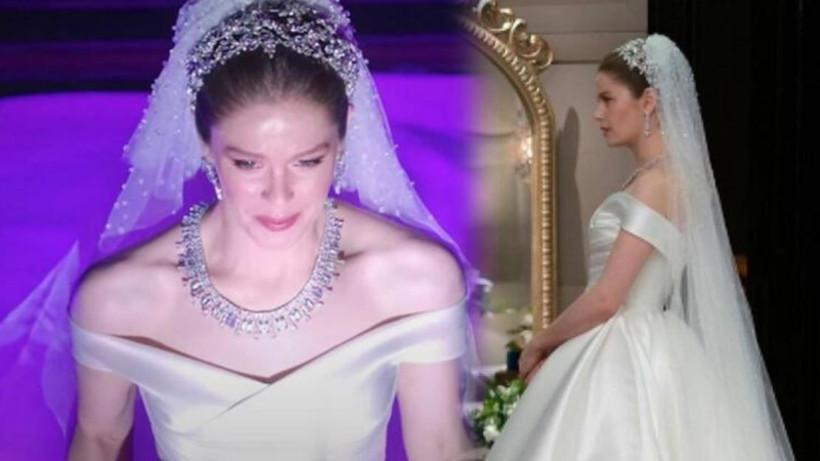 Fiyatı duyanlar inanamadı! Kanal D Camdaki Kız Nalan'ın gelinliğine talep yağdı - Resim: 4